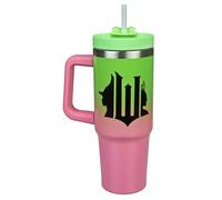 Undercover - Wicked Insulated Mug with Straw - 880 ml Capacity - Stainless Steel Drinking Cup with Handle - BPA Free