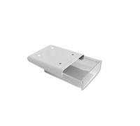 UnderDesk Der nizer SelfAdhesive White & Black 20 x 17 x 7.2 cm SpaceSaving Sto Solut for Home Office Desk Accessories ClutterFree Worpace