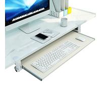 UnderDesk Drawer Orga with Smooth Glides Easy Installation No Drilling Required Wrist Support Shelf for Home & Office Storage Solutions