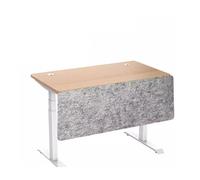 UnderDesk Privacy Panel AntiPeeping Desk Cover Leg Shield for Office & Studio Black (40x80cm/15.7x31.5in) Enhance Privacy & Workspace Aesthetics