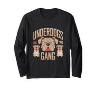 Underdogs Gang Dog Lover for Proud Pet Dad Mom Long Sleeve T-Shirt