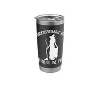 Underestimate Me That'll Be Fun Funny Halloween Witch Stainless Steel Insulated Tumbler