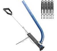 Underfloor Heating Floor Pipe Emplacement Tacker Gun Underfloor Heating Pipe Clip Tacker Gun with 300 Staples, Compatible with 20mm Clips, for Floor Warming Systems