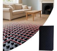 Underfloor Heating Insulation Boards - 38mm Premium Castellated 145 × 85 cm (14-17mm Pipes) EPS Foam Board / Polystyrene Sheet Pipe Fixing Panel - Thermal Insulation for Wet (Water-Based) Systems