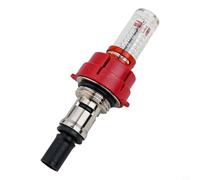 Underfloor Heating Manifold Flow Meter Regulator G1/2 G3/8 for Optimizing Heat Distribution in Residential and Commercial Systems, Black or Red(1/2)