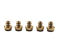 Underfloor Heating Manifolds Connectors Fitting, 1-20 Set, Nickel-Plated Brass Eurocone, for Secure Watertight Pipework Connection in Residential and Commercial Applications(5pc)