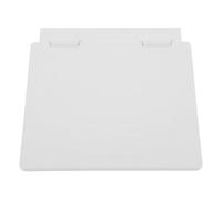 Underfloor Heating Switch Protector Cover for 86x86mm Wall Panels | Plastic Flip Panel Design, Adhesive Mount, Profile, White Finish, for Home Corridors and Property Use