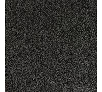 Underfoot Carpet Felt Backed 7mm Twist Pile Lounge Stairs Bedroom Comfy Carpet (Anthracite)