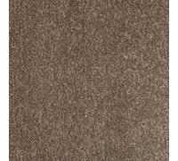 Underfoot Carpet Felt Backed 7mm Twist Pile Lounge Stairs Bedroom Comfy Carpet (Copper)