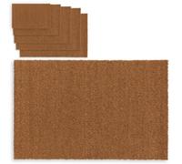 Underfoot Coir Matting Entrance Mats, Heavy Duty Anti-Slip Rubber Backing, Indoor Or Outdoor Home Door Mats, Cut To Any Size (50Cm X 100Cm)
