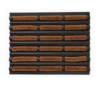 Underfoot Heavy Duty Door Mat Anti-Slip Welcome Home Outdoor & Indoor Doormat, Natural Coir Bristles