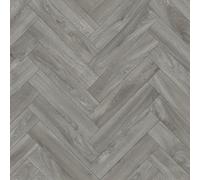 Underfoot Herringbone Cushioned Vinyl Flooring Waterproof Felt Back Lino Floor Covering