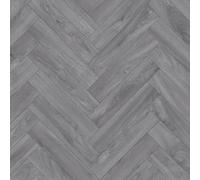 Underfoot Herringbone Cushioned Vinyl Flooring Waterproof Felt Back Lino Floor Covering