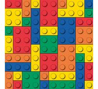 Underfoot Kids Playroom Bedroom Vinyl Flooring Play Building Blocks Design, Soft, Waterproof, Easy-Clean Playroom Vinyl Floor