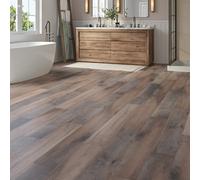 Underfoot Lvt Luxury Vinyl Tile Plank Flooring Waterproof Click Fit Wood Effect Lvt Floor Built In Underlay, 2.196M² Per Pack (Aged Oak)