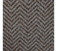 Underfoot Nova Herringbone Berber Carpet 6mm Loop Pile Felt Back Bleach Cleanable Stain Resistant Heavy Domestic Carpet