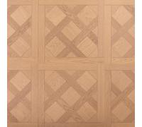 Underfoot Versailles Style Tile Effect Laminate |12mm Thick Flooring Planks | Oak Effect | Click Fit Laminate Floor Planks - 1.95m² Coverage Per Pack (Caramel Oak)