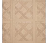 Underfoot Versailles Style Tile Effect Laminate |12mm Thick Flooring Planks | Oak Effect | Click Fit Laminate Floor Planks - 1.95m² Coverage Per Pack (Natural Oak)