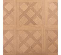 Underfoot Versailles Style Tile Effect Laminate 12mm Thick Planks Click Fit 1.95M² Coverage Per Pack (Caramel Oak)