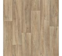 Underfoot Vinyl Flooring Wood Oak Plank Effect Foam Backed Lino Flooring Roll (Light Oak)