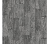 Underfoot Wood Effect Cushioned Vinyl Flooring Waterproof Felt Back Oak Plank Kitchen 2M 3M 4M Wide