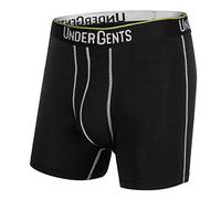 UnderGents Men's Boxer Brief Underwear. 4.5" Leg & Flyless Pouch for CloudSoft Cooling Comfort Not Compression, Black, XXL
