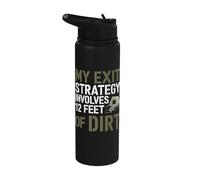 Underground Bunker Enthusiast Doomsday Prepper Survival Stainless Steel Insulated Water Bottle