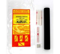 Underground Direct Burial Wire Splice & Cord Repair Kit for #18 - #14 AWG - 3 Wires, 3 Connectors, 3 Clear Dual Wall 3M Dual Wall Heat Shrinks with 8" Long Black Dual Wall 0.8" Diameter Outer Sleeve