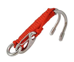 Underground Diving Hooks, Diving Reef Hooks, Stainless Steel Hook with Rope | Stable Safety Rope and for Divers, Underwater Activities