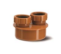 Underground Double Equal Waste Pipe Adaptor 110mm To 40mm | UG492