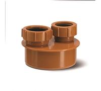 Underground Double Mixed Waste Pipe Adaptor 110mm To 32mm & 40mm | UG461