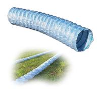 Underground Drain Tube, Soft Infiltration French Drainage Systems for Garden/Yard/Basements, Steel Wire Reinforced Permeable Tube, Easy Connect(L 45M Dia 50MM)