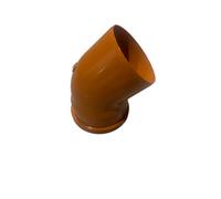 Underground Drainage 45 Deg Single Socket Bend 110mm