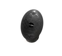 Underground Drainage 45 Degree Oval Rodding Eye Plastic 110mm Black Rodding Eye