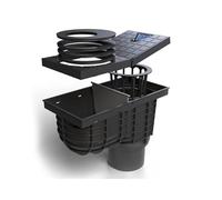 Underground Drainage Bottle Gully Floor Drain Water Trap Hopper 305x155mm Ø110mm