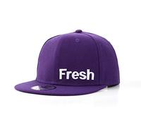 Underground Kulture"FRESH - We Run The UK" Flat Peak Purple Baseball Cap (7 5/8")