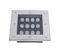 Underground Light Deck Lights Inground led Lights Embedded Garden Terrace Floor lamp Square Landscape Lighting Stainless Steel Panel with Power Cord Suitable for Lighting Project B