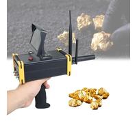 Underground Metal Detector, Gold Detector Machine, Professional Gold Detector with High Definition Screen, 5M Deep Long Range, 100 M Range, for Gold, Silver, Copper, Precious Stones yellow