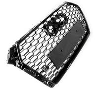Underground Parts All Black RS4 Style Honeycomb Front Grille for Audi A4 B9 2015-2019