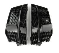 Underground Parts All Gloss Black Front Bumper Lower Side Grilles Pair Left and Right for Audi A3 8V S Line