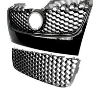 Underground Parts All Gloss Black GTI Honeycomb Front Grilles Upper and Lower Kit for VW Golf mk5 GTI and GT Tdi Tsi