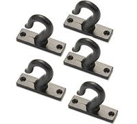 UNDERGROUND PARTS Cast Iron Ceiling Hanging Hook Kitchen Utensil Cup Mug Holder Black - Set of 5