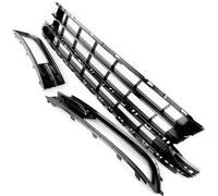 Underground Parts Custom All Gloss Black Front Lower Bumper Grilles for VW Passat B8 2015-2019