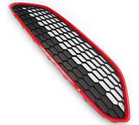 Underground Parts F-FS-66B Black Edition Zetec S Honeycomb Front Bumper Upper Main Grille Red