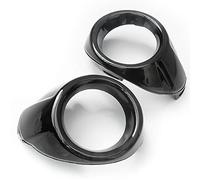 UNDERGROUND PARTS Gloss Black Fog Light Covers Surrounds Pair Left and Right for Ford Focus mk3