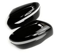 UNDERGROUND PARTS Gloss Black Painted Door Wing Mirror Covers Caps Pair Left and Right side for Nissan Qashqai and X-Trail