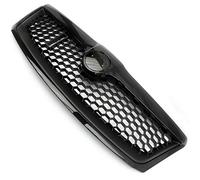 Underground Parts New VRS Sport Style Mesh Honeycomb Front Top Grille Gloss Black for Skoda Octavia mk2 2010-2013