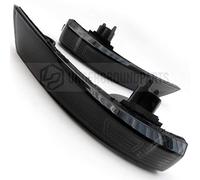 UNDERGROUND PARTS Smoked Black Door Wing Mirror Indicators Lenses Pair for Ford Focus mk2 mk3 2008-2017