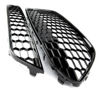 Underground Parts Zetec S Honeycomb Front Bumper Grilles Upper & Lower All Gloss Black For Ford Fiesta mk7