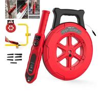 Underground Pipe Blockage Detector, 65ft Sewer Locator with 7 Probes | Waterproof Wall Scanner for PVC & Metal Pipes | Professional Plumbing Tool for Clog Detection & Repair